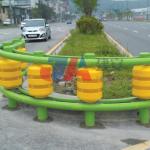 Yellow Guardrail Road Roller Barrier for Stainless Steel Traffic Safety Rolling