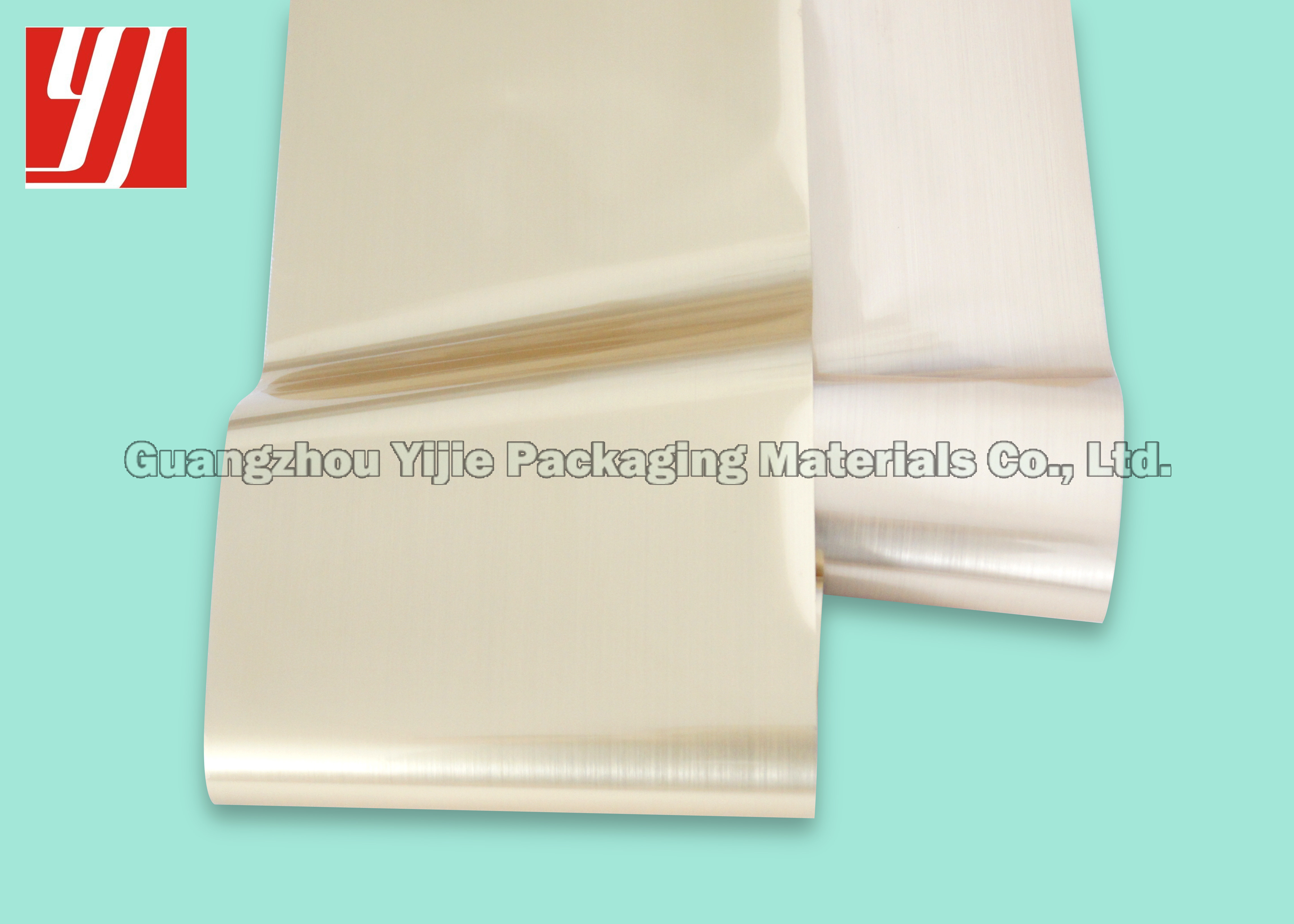 Brushed Gold Hot Stamping Foil For Beverage Medicine Packaging
