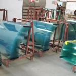Curved Low - E Insulated Tempered Toughened Glass For Showcase And Freezer