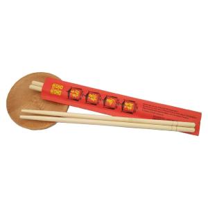 Quality Disposable Personalized Round Bamboo Chopsticks for Wedding Favors wholesale
