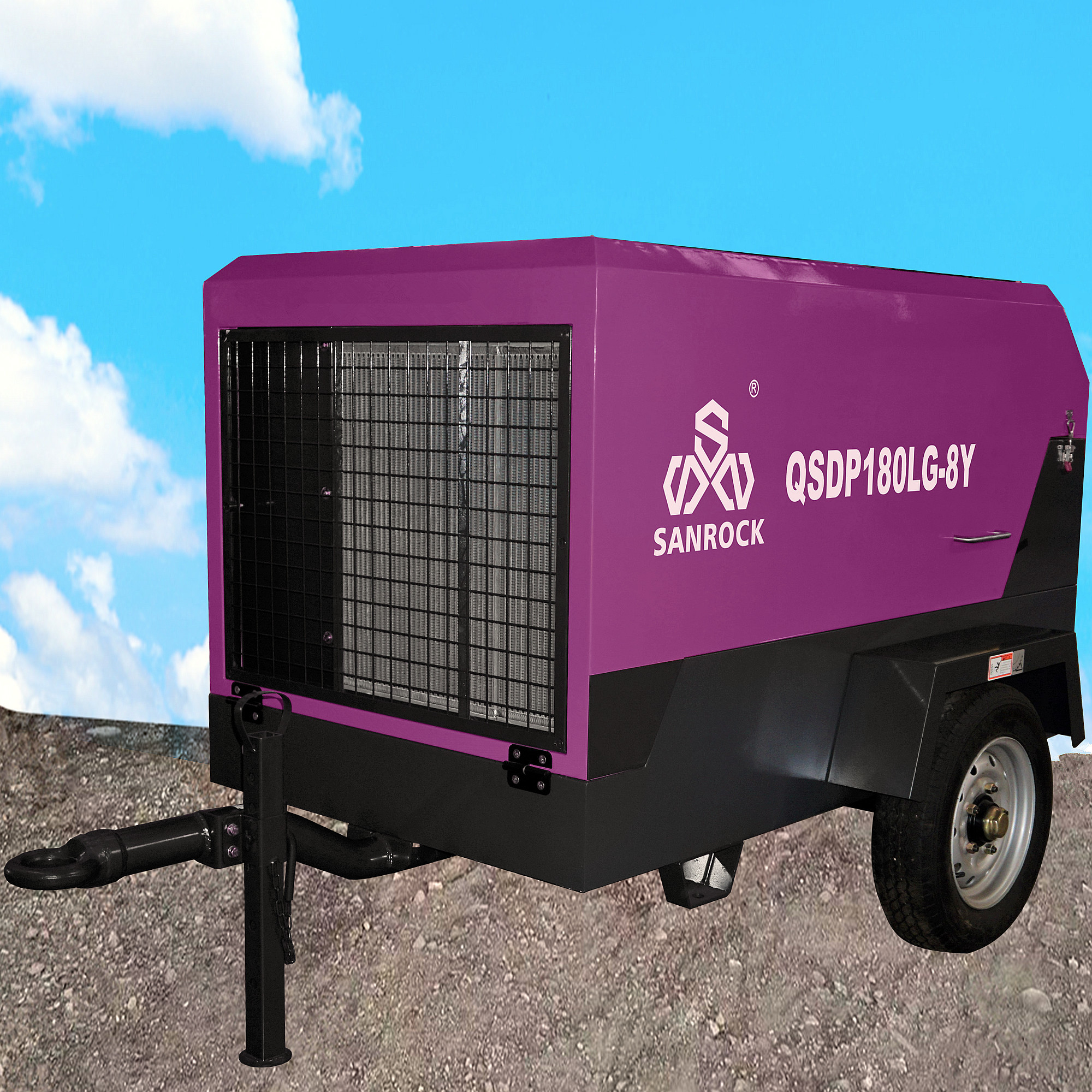 Manufacturer Screw Air Compressor Machine Mobile Mining Small Screw Air Compressor