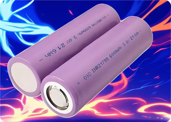 Cheap 21700 3.6 Volt Lithium Battery Customized 6000mAh Li Ion Battery 60A Discharge 500 Cycle for sale