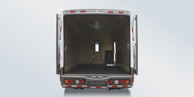 Automatic Air Conditioner 4x2 5T Mini Van Cargo Truck for Delivery in Good Condition