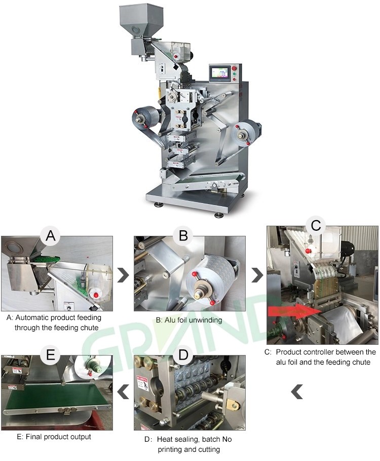 Soft Alu/Alu Strip Packing Machine NSL-260B Automatic For Tablet Capsule Pills