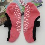 Breathable Circle Cotton Socks Yoga Grip Socks For Women Letter Pattern Type