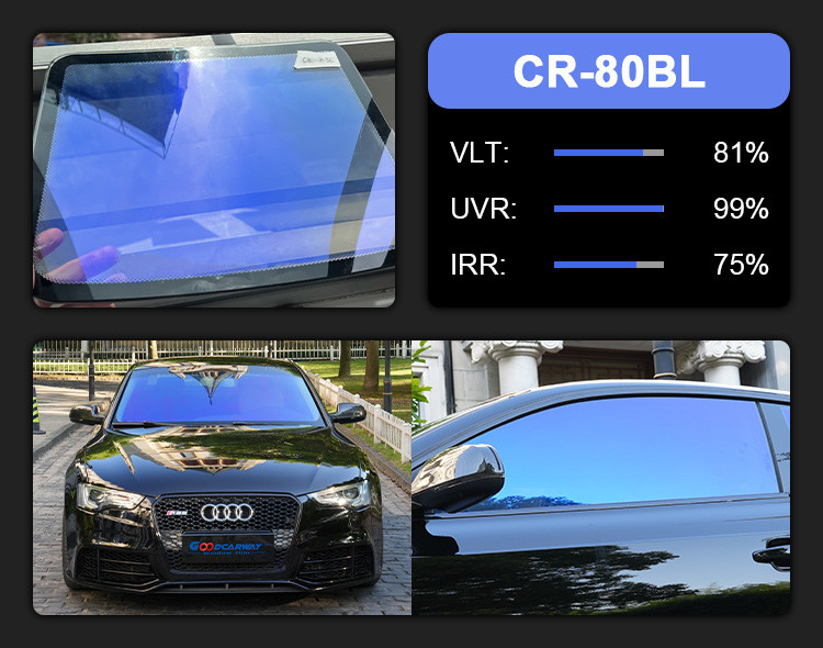 Decorative Solar Film Anti Glare Red Color CR-8065 Chameleon Car Window Film Tint Rainbow