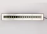 LED rectangular buried light outdoor waterproof buried light outdoor long linear