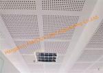 Perforated 8mm Suspended Gypsum Board Ceiling , 9mm Acoustic Gypsum Board