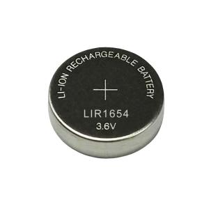 Quality 3.6V lithium ion button cell LIR1654 wholesale