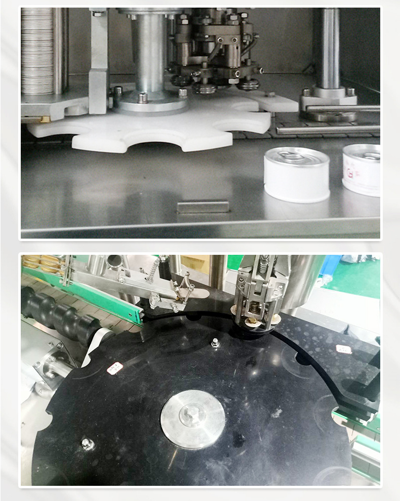 Video Outgoing-Inspection Provided Round Can Sealing Machine for Tinplate/Aluminum Cans