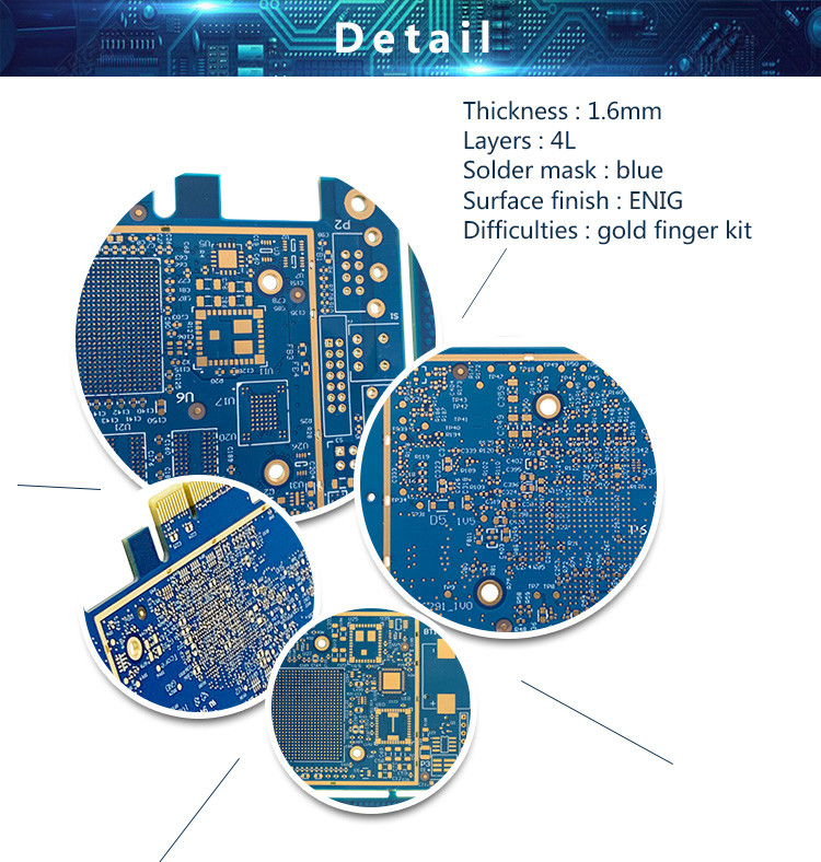 6 Layer PCBA SMT MBCCL Multilayer Printed Circuit Board For Audio Adapter