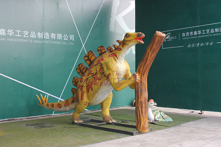 Outdoor Lifelike Custom Colors Realistic Animatronic Dinosaur For Children