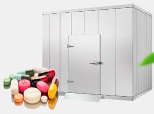 Quality Pharmaceutical Biological 220V 380V Walk In Coldroom 150mm Panel wholesale