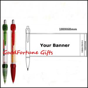 Quality Custom Banner Ballpoint Pen Portable And Convenient For Events Gifts wholesale