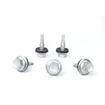 Steel Hex Head Self-Drilling Roofing Tek Screws with Rubber Washers Stitch Screw