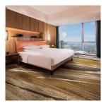Cut Pile Luxury Hospitality Carpet Nylon Floral Print Carpet Roll For Hotel