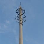 4G Polygonal Steel Tubular Telecommunication Towers Hot Roll Steel Q235