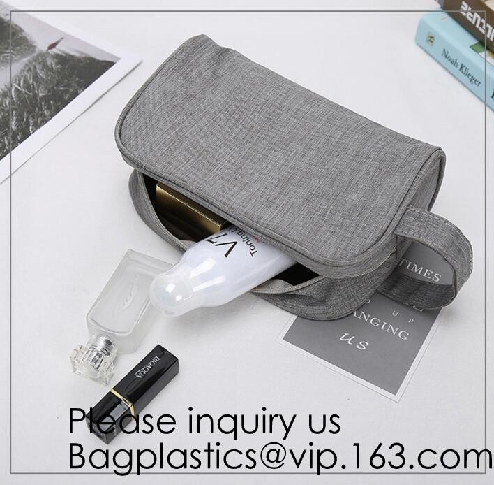 Plain Personalized Organic Travel Cotton Canvas Makeup Bag,Promotional Beauty Makeup Bag Custom Printed Logo Canvas Zipp