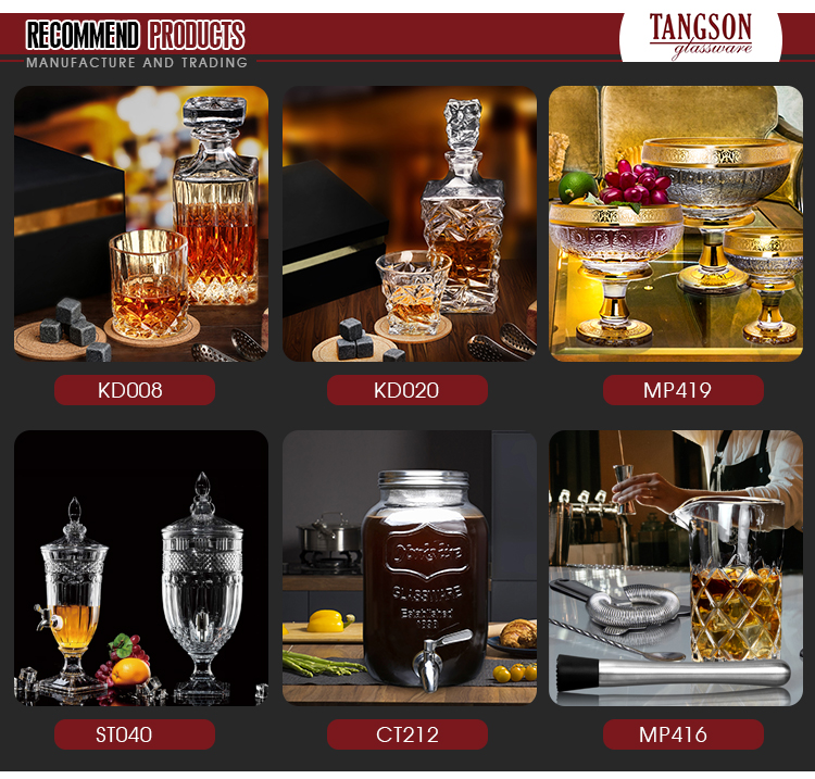 Tangson 700ml Liquor Whiskey Decanter And Glass Luxurios With Box