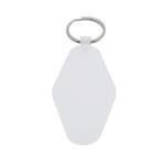 Single Sided Printing Sublimation Motel Keychain Acrylic Sublimation Keychain