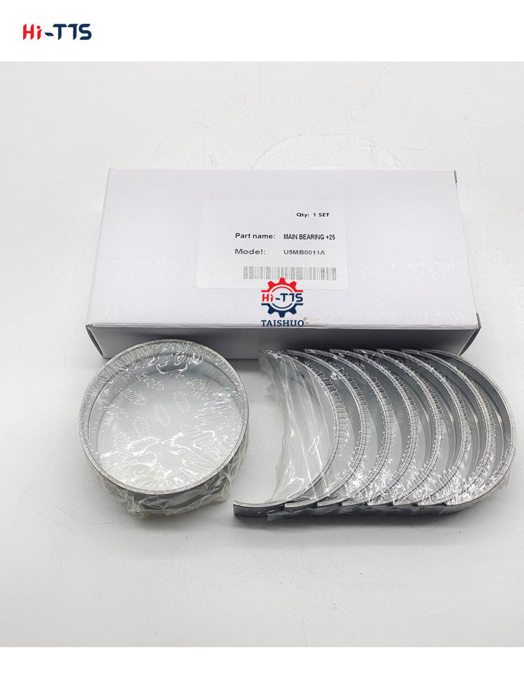 U5MB0011A +25 Crankshaft Main Bearing For Diesel Engine Parts