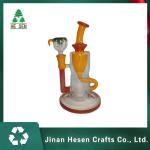 Irregular Tobacco 8 Inch SGS Water Pipes Glass Bongs