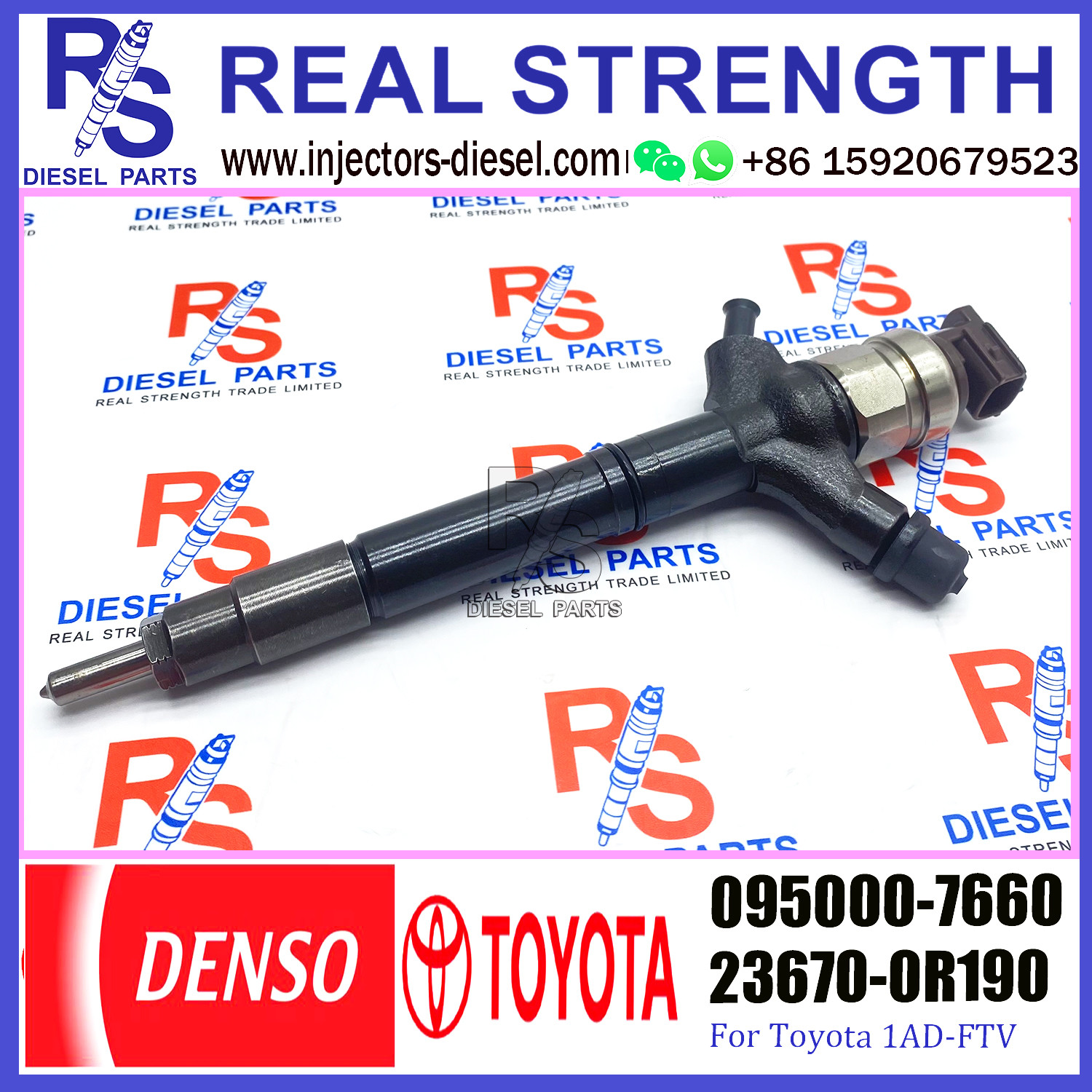 Common Rail Injector 23670-0R190 095000-7660 095000-7670 095000-6410 095000-6960 23670-0R140 23670-0R030 23670-09180