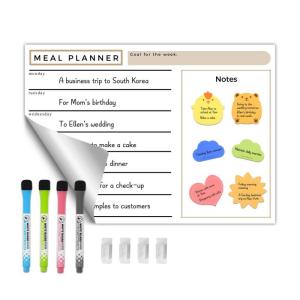 Quality 250x350mm Soft Magnetic Whiteboard Combination Sticky Dry Erase Memo Board wholesale