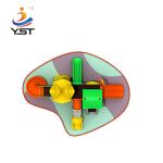 Outdoor Park Kids Playground Slide 8mm Wall Thickness Powder Coated