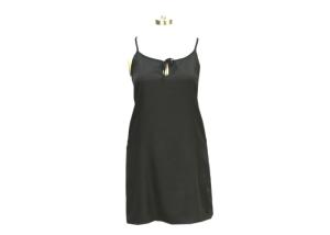 Quality Jacquard Ladies Night Dresses Sleepwear Woman Black Satin Cami Dress Eco Friendly wholesale