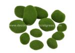 20pcs Fake Moss Rocks Faux Moss Stones For Garden Micro Landscape