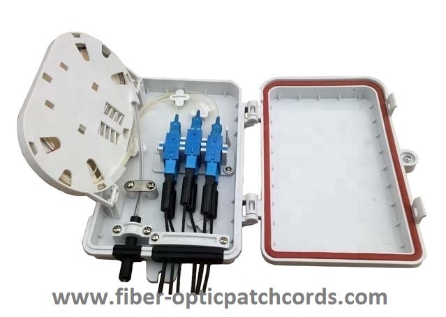 Outdoor Fiber Optic Distribution Box 4 Port 6 Port For SC LC ST FC Connectors