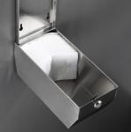 SS Washroom Paper Towel Dispenser Commercial Manual Bathroom Accessories