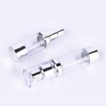 Plastic PP Customizd Logo Cream Airless Cosmetic Bottle Outlet Clear Round 80ml