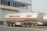 Tri Axle Refuel Truck Semi Trailers 72000L Semi Tank Trailer