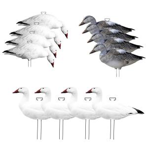 Quality Snow Goose Hunting Decoy Eva Plastic Flocked Silhouette Geese Decoys Juvenile Geese Design wholesale