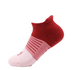 Quality Knitting Comfortable Anti Slip Yoga Grip Socks , Non Slip Pilates Socks Customized Size wholesale