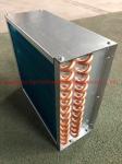 Fin Hot Water Coils HVAC Copper Condenser AC OEM