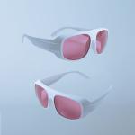 Pink Fashion Laser Tattoo Removal Glasses For Alexandrite 755nm 808nm Diodes