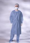 Fluid Resistant Disposable Doctor Gown 30gsm 50gsm For Health Center