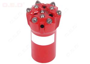 China Quarry Drill Thread Button Bit , T38 Drop Center Hard Rock Drill Bits on sale