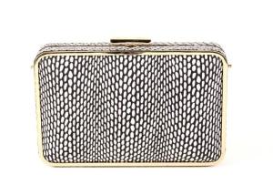 Quality Pearl Fish Pattern Ladies Leather Clutch Bags Hardcase Shaped Zipper Pouch wholesale