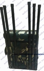 Quality Military Durable High Power RF Backpack Jammer WIFI GPS Cell Phone Signal Jammer wholesale