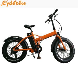Quality 20 Inch Mountain Fat Tire Foldable Electric Bike 48v 500w Bafang Motor wholesale