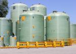 Anti Septic Cylindrical FRP Storage Tank 10000 Gallon For Storaging Acid