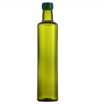Sealing Type Pull Ring Square Clear Glass 250ml 500ml Olive Oil Bottle With Lid