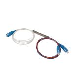 Steel Tube PVC G657A1 0.9mm 1m SC/APC Fiber Optic 1x2 Plc Splitter
