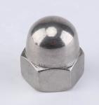 Self Locking Domed Cap Nut Ni Plated Carbon Steel Ball Screw Flat Cap Nut DIN986