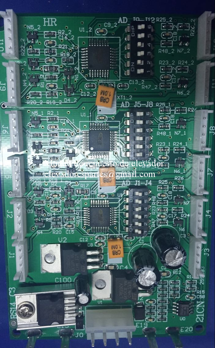 La placa para OTIS elevador RS14-3