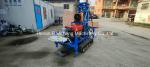 Rubber Crawler Mounted Portable Water Well Drilling Machine 150m Depth 50mm